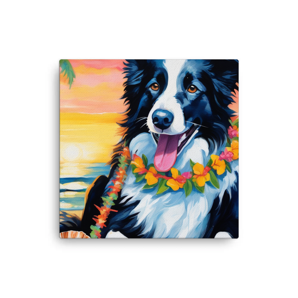 PugMug Custom Border Collie Canvas
