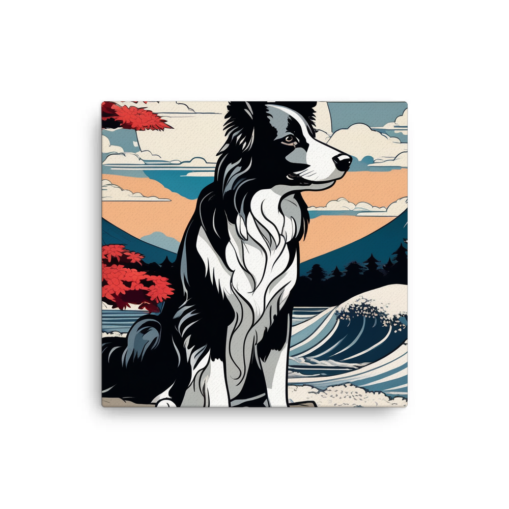 PugMug Custom Border Collie Canvas