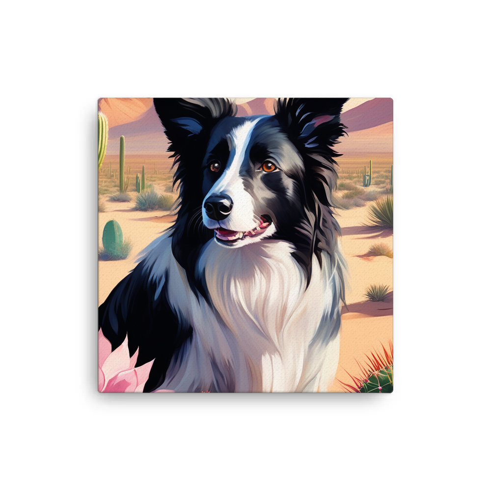 PugMug Custom Border Collie Canvas