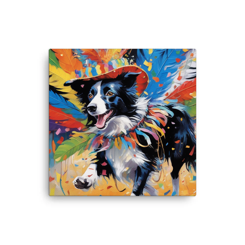 PugMug Custom Border Collie Canvas