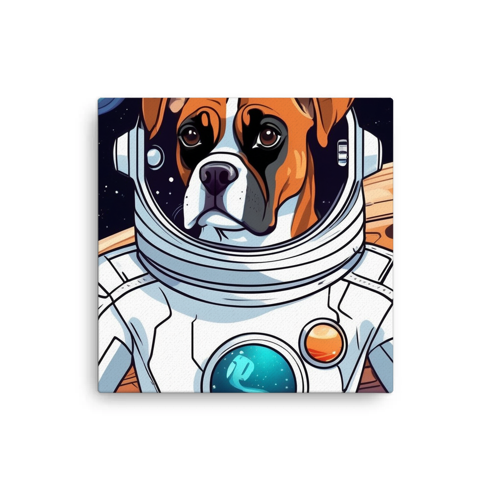 PugMug Custom Boxer Dog Canvas