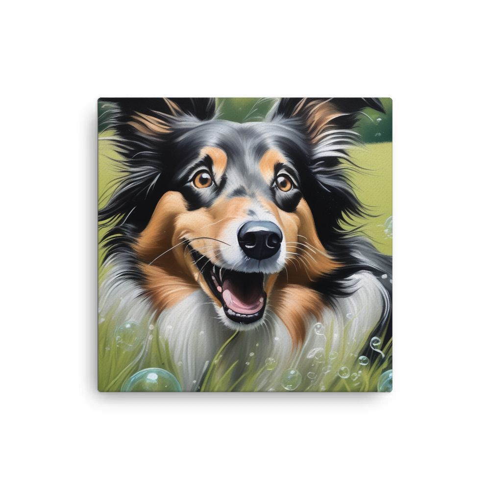 PugMug Custom Collie Canvas