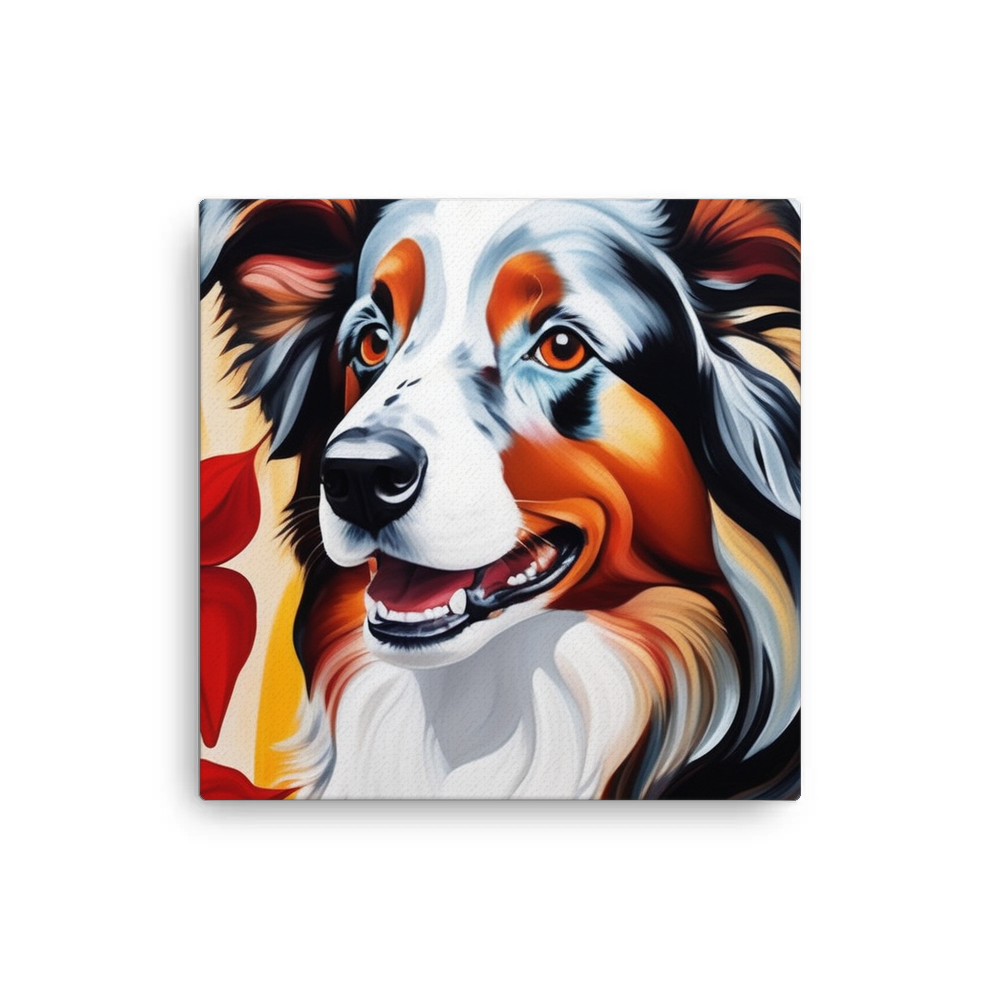 PugMug Custom Australian Shepherd Dog Canvas