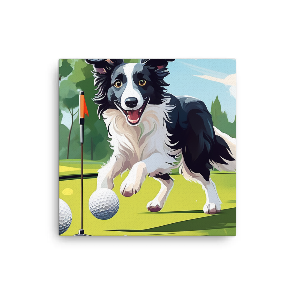 PugMug Custom Border Collie Canvas