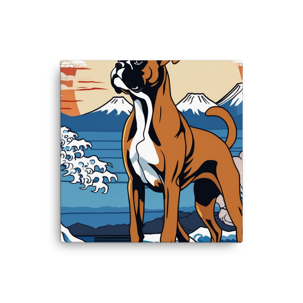 PugMug Custom Boxer Dog Canvas
