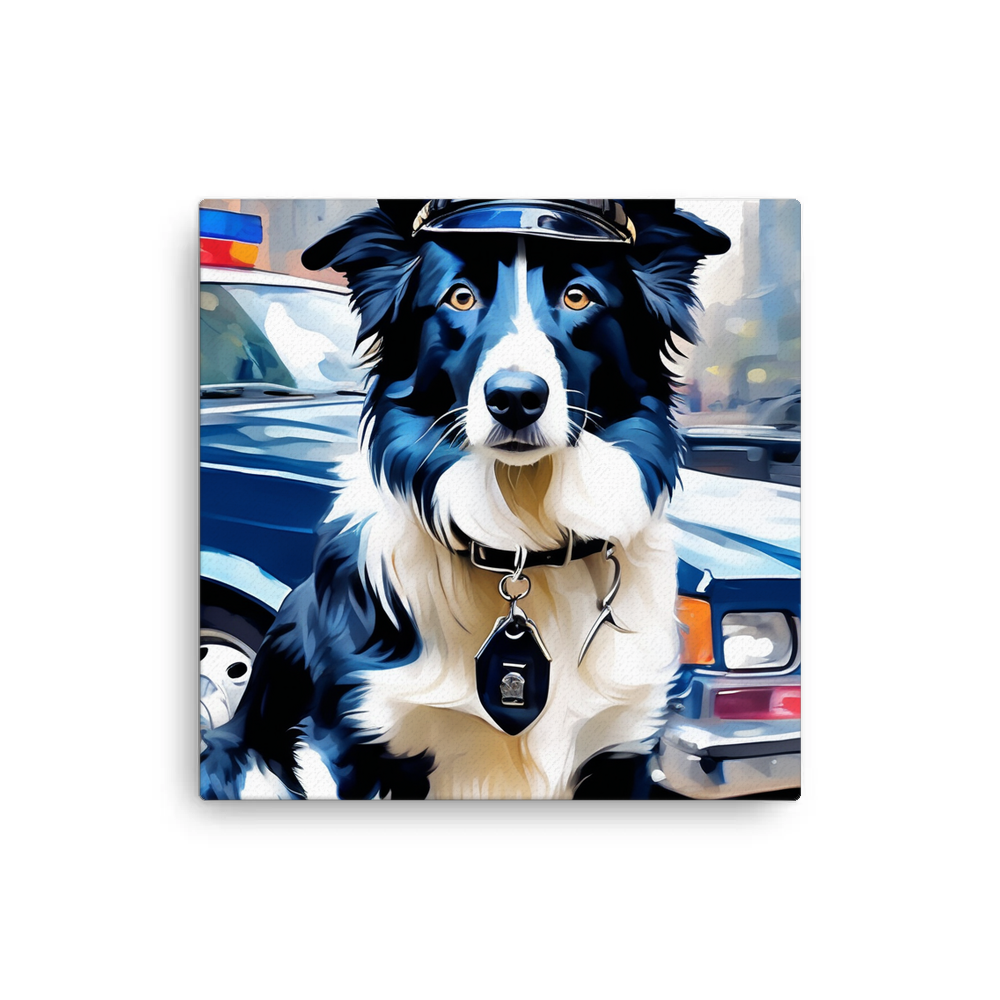 PugMug Custom Border Collie Canvas