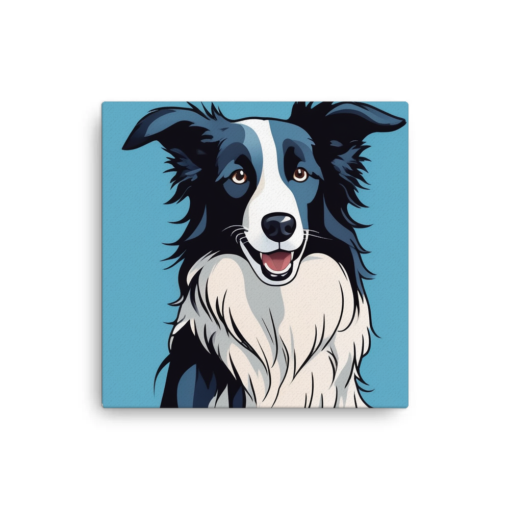 PugMug Custom Border Collie Canvas