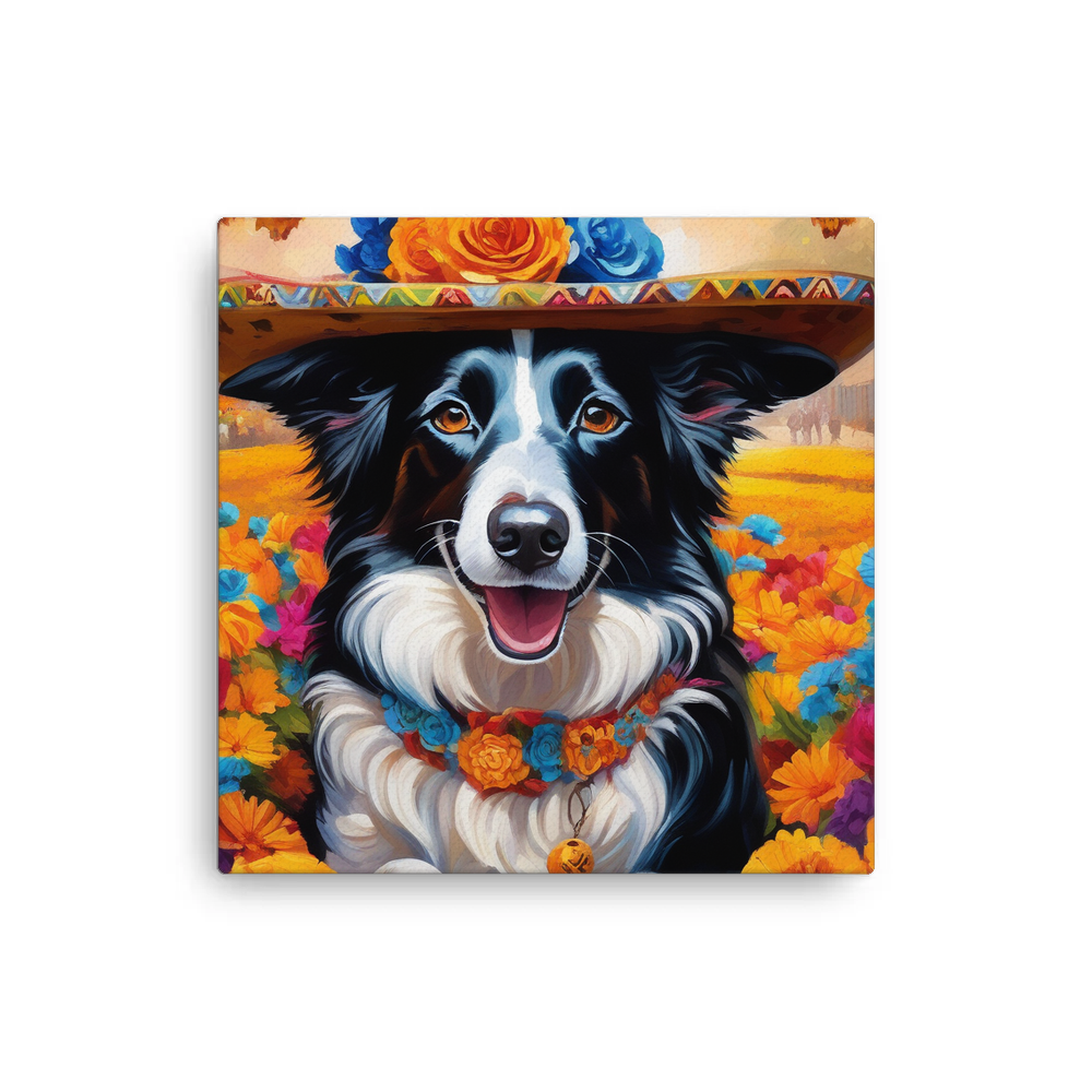 PugMug Custom Border Collie Canvas
