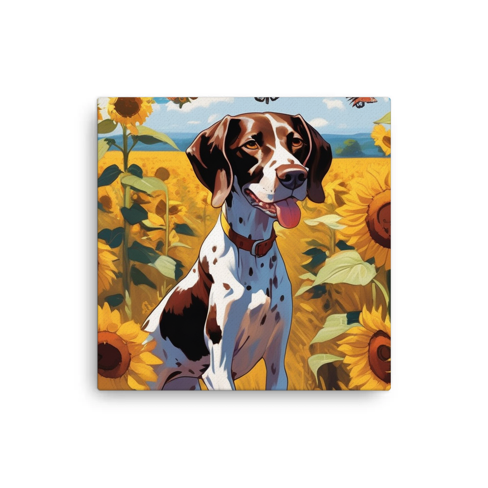 PugMug Custom Pointer Dog Canvas