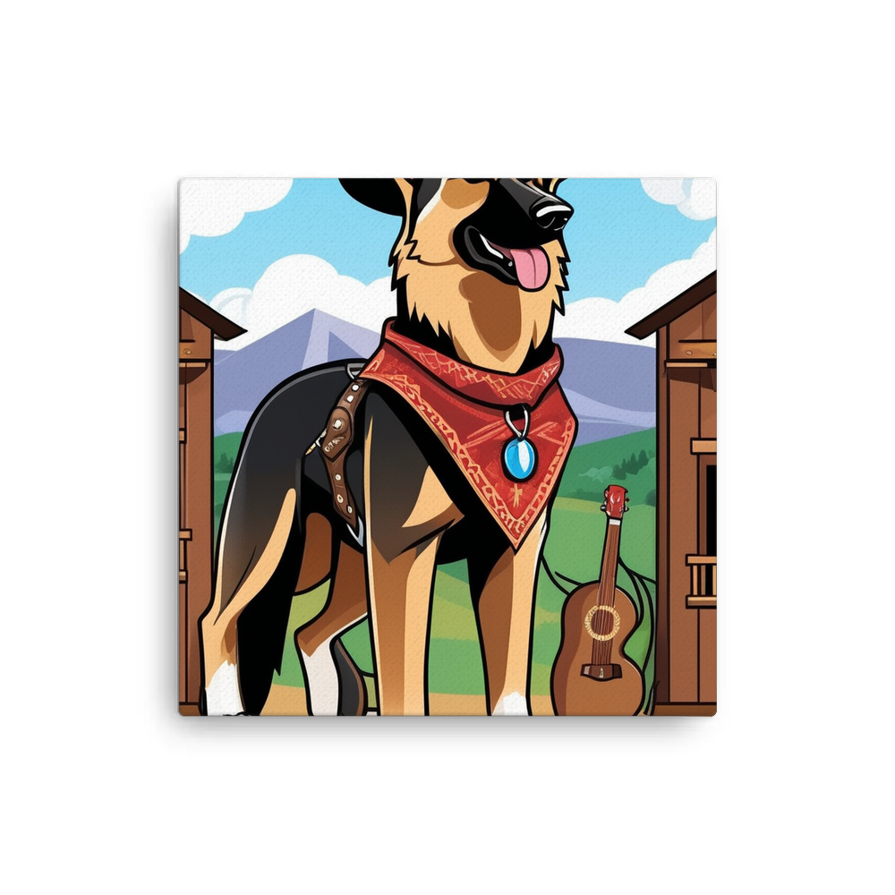 PugMug Custom German Shepherd Dog Canvas