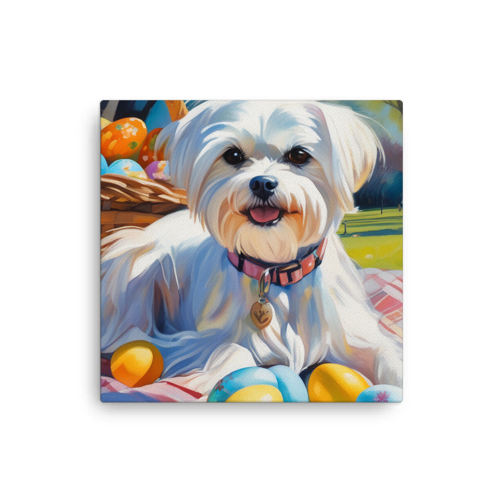 PugMug Custom Maltese Dog Canvas