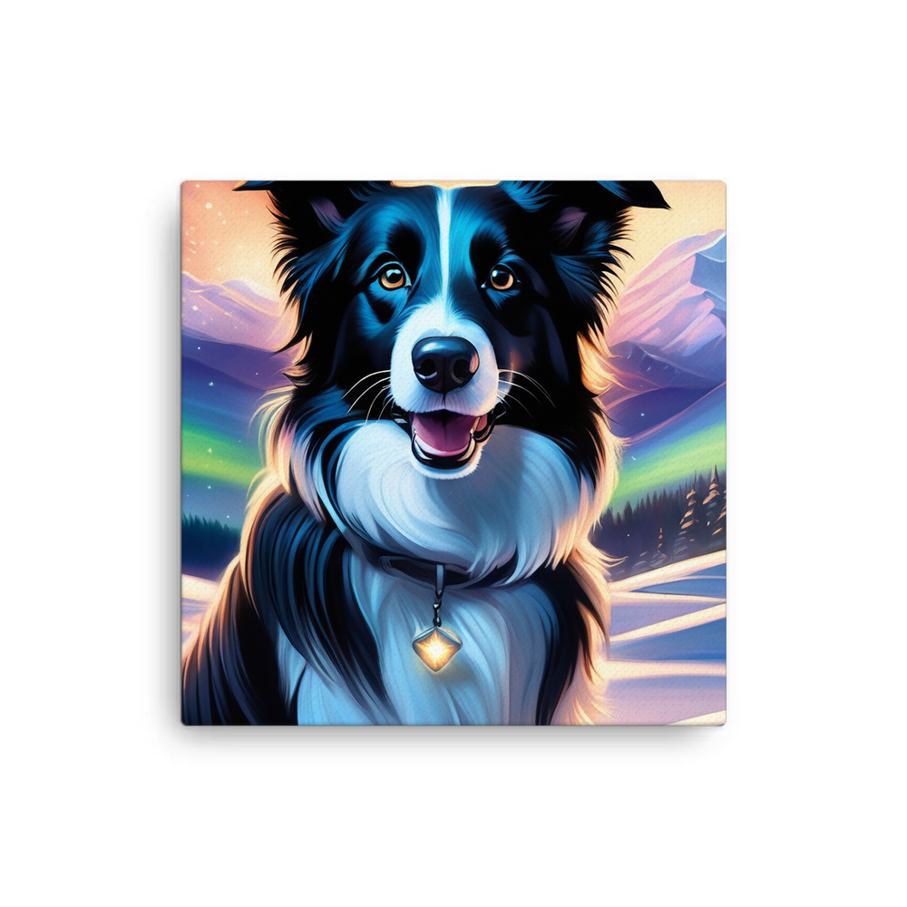 PugMug Custom Border Collie Canvas