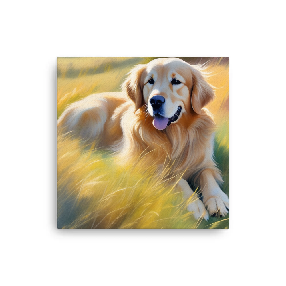 PugMug Custom Golden Retriever Canvas