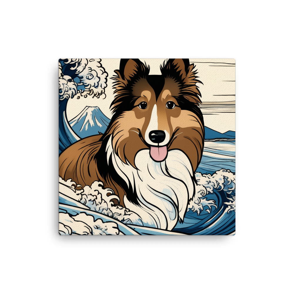 PugMug Custom Shetland Sheepdog Canvas