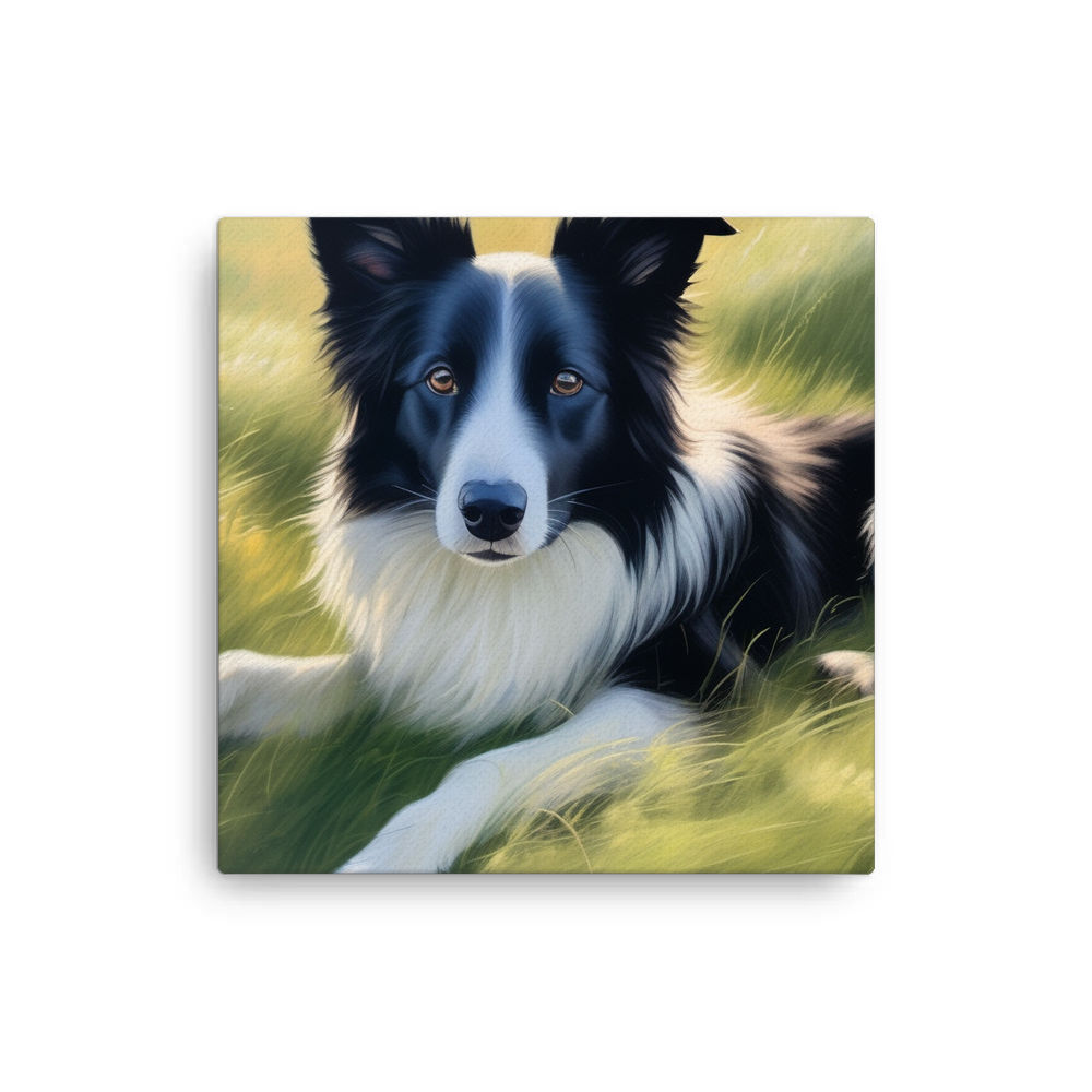 PugMug Custom Border Collie Canvas