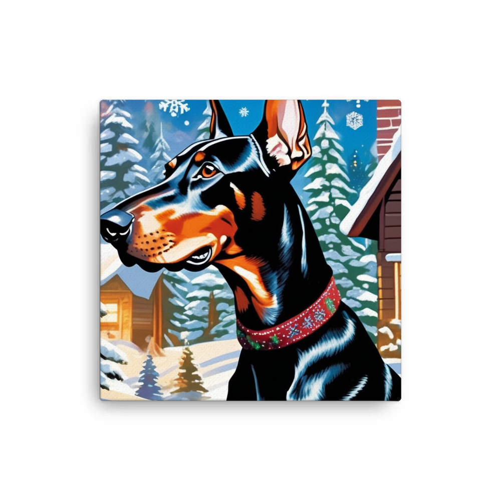 PugMug Custom Doberman Pinscher Canvas
