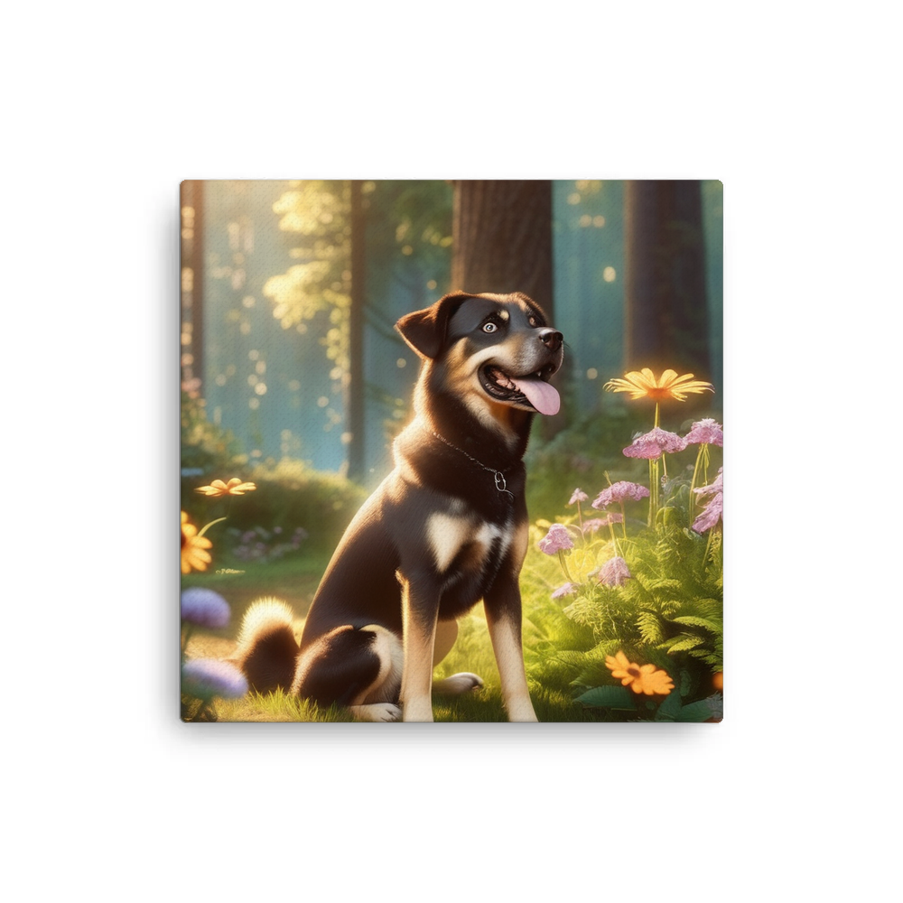 PugMug Custom Blue Canvas