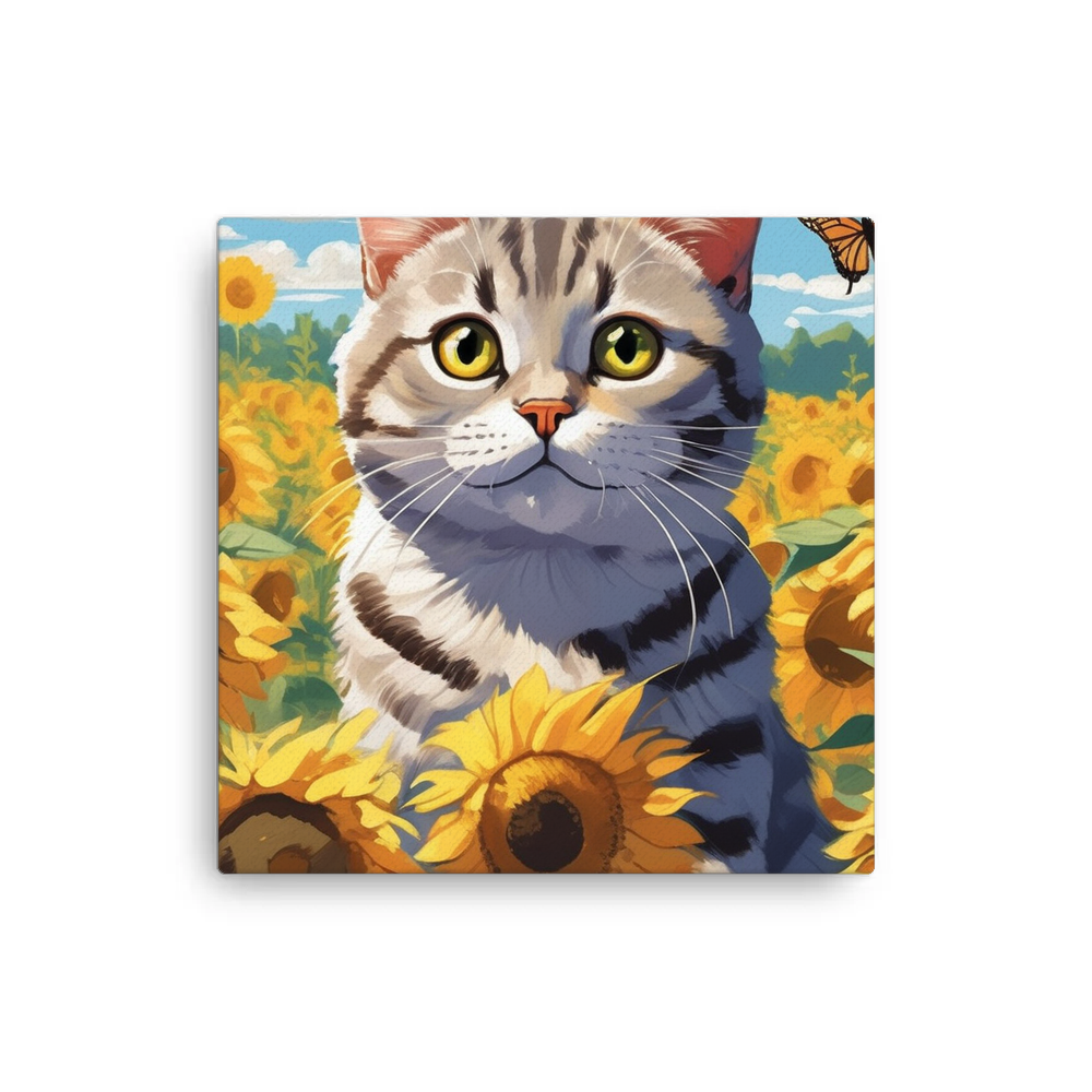 PugMug Custom Tabby British Shorthair Cat Canvas