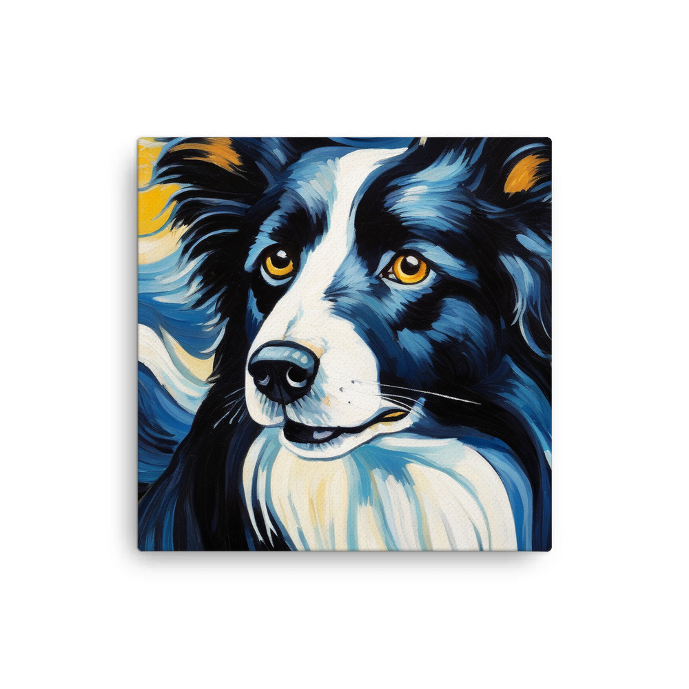 PugMug Custom Border Collie Canvas