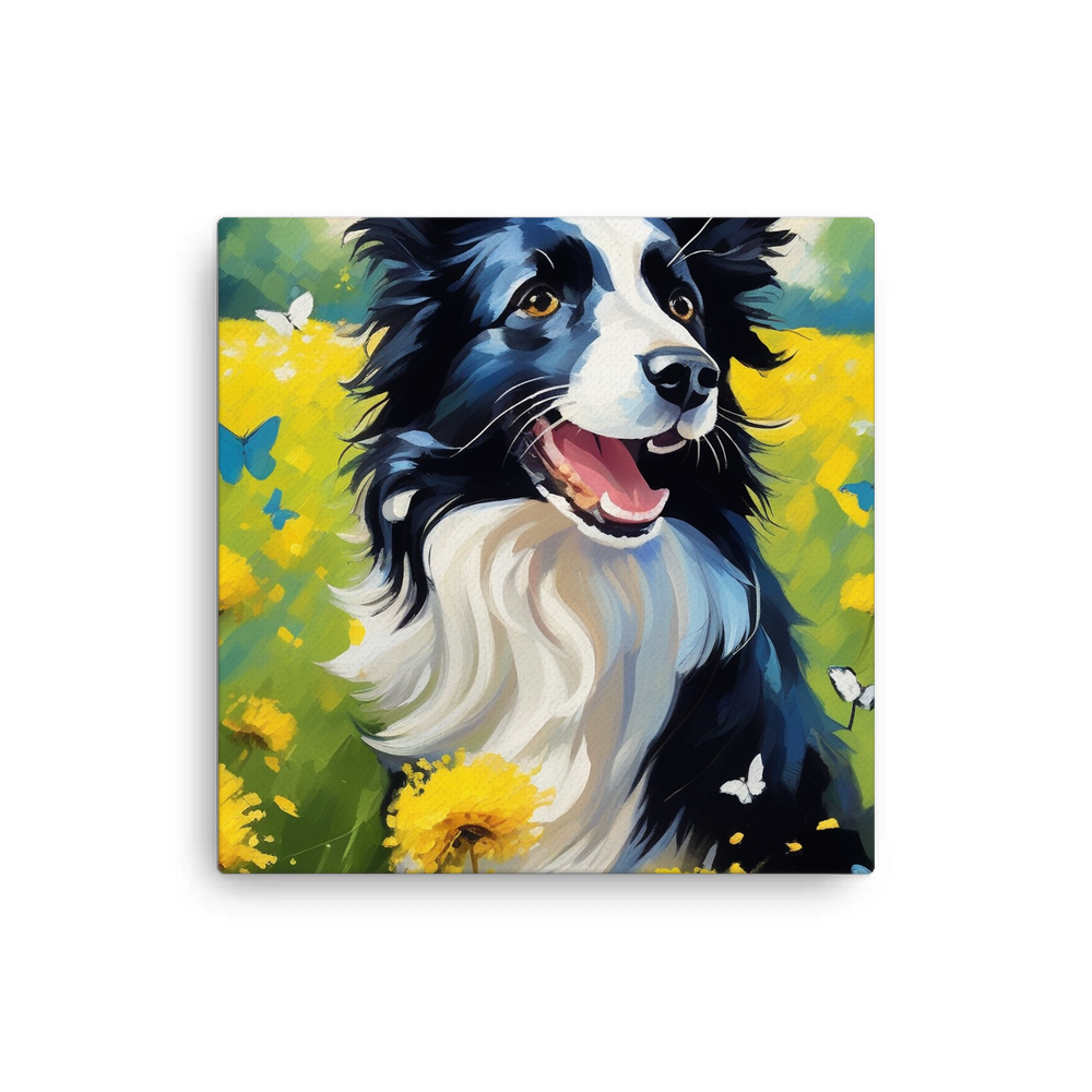 PugMug Custom Border Collie Canvas