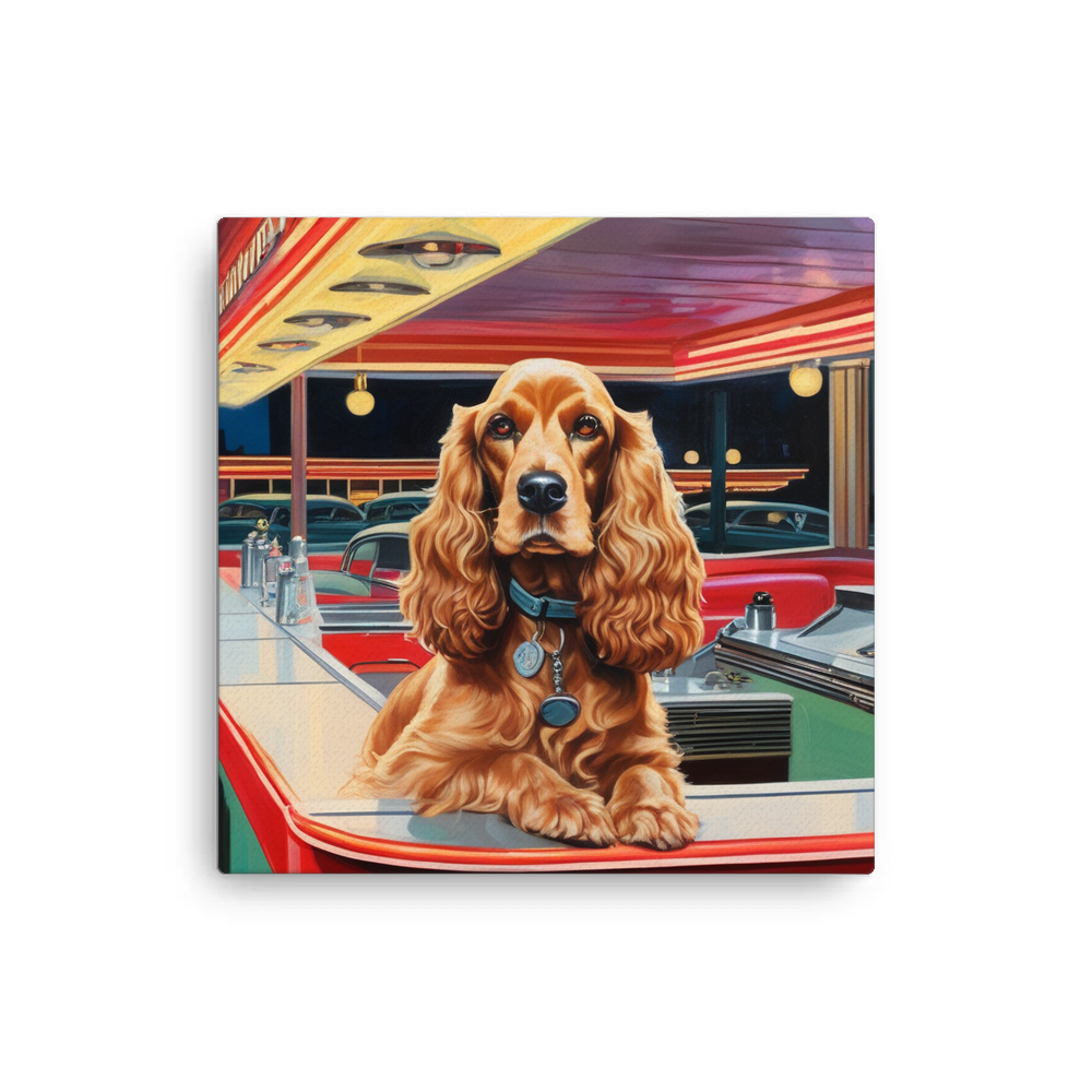 PugMug Custom Cocker Spaniel Canvas