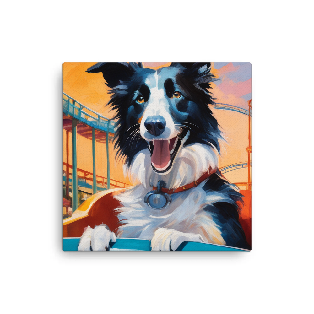 PugMug Custom Border Collie Canvas