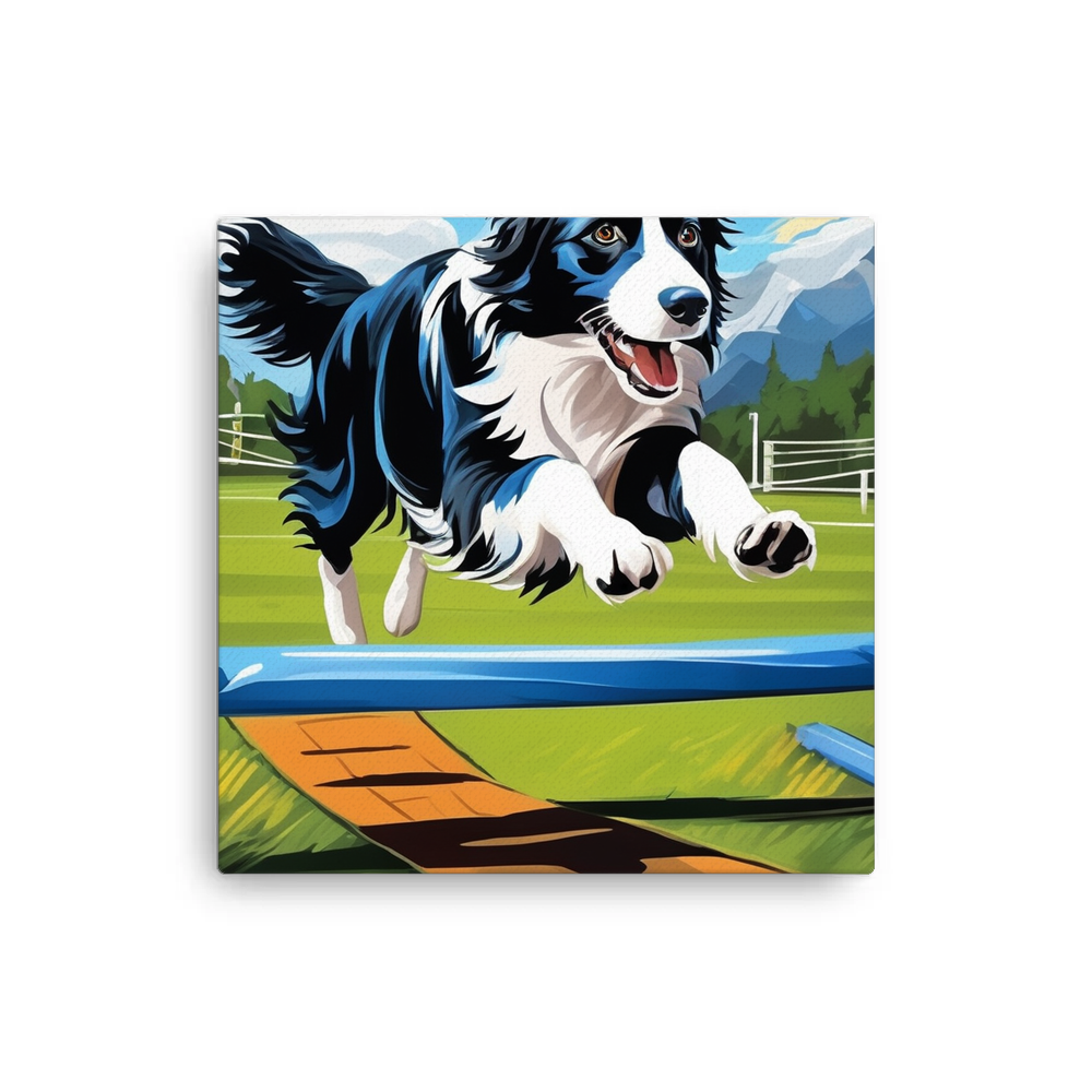 PugMug Custom Border Collie Canvas