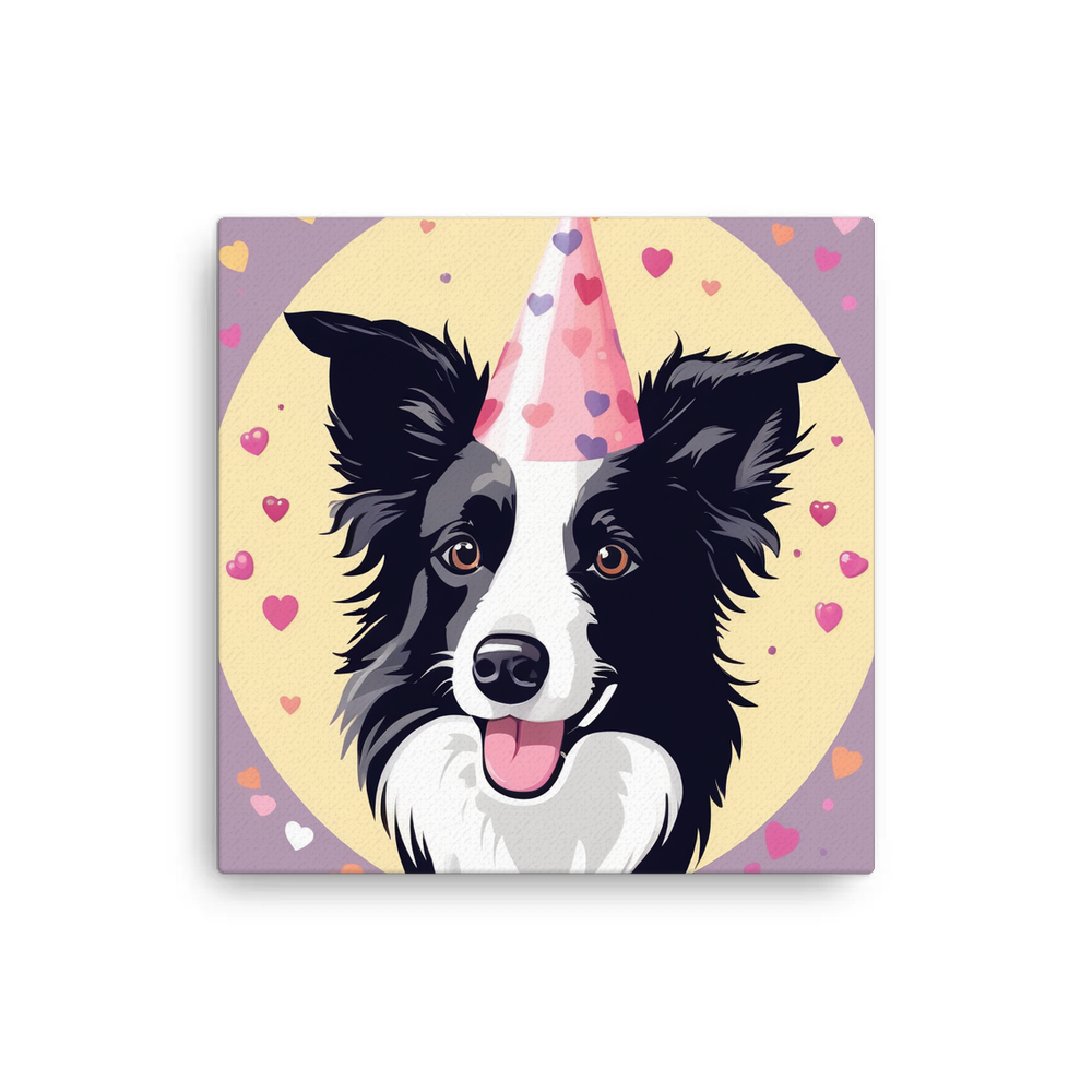 PugMug Custom Border Collie Canvas