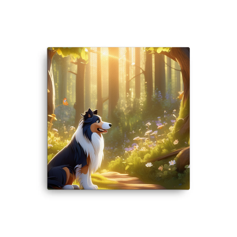 PugMug Custom Collie Canvas