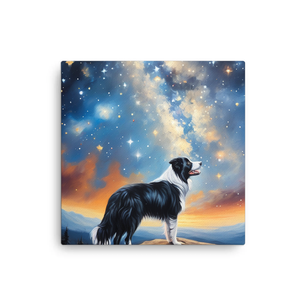 PugMug Custom Border Collie Canvas