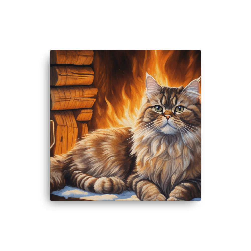 PugMug Custom Tabby Persian Cat Canvas