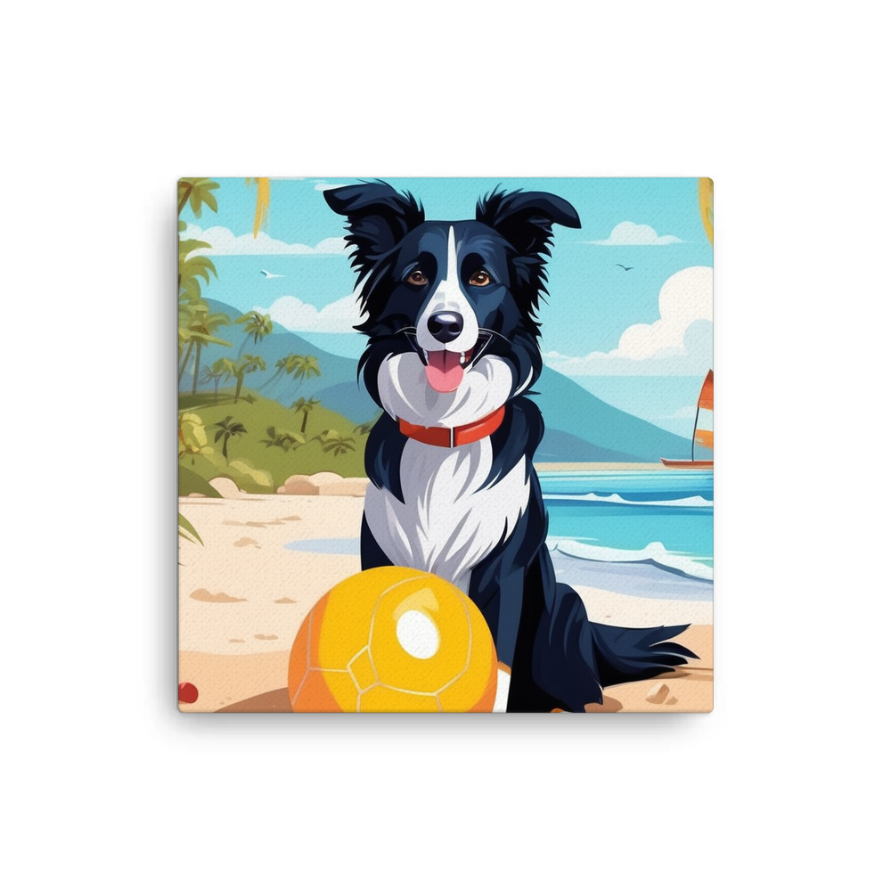 PugMug Custom Border Collie Canvas