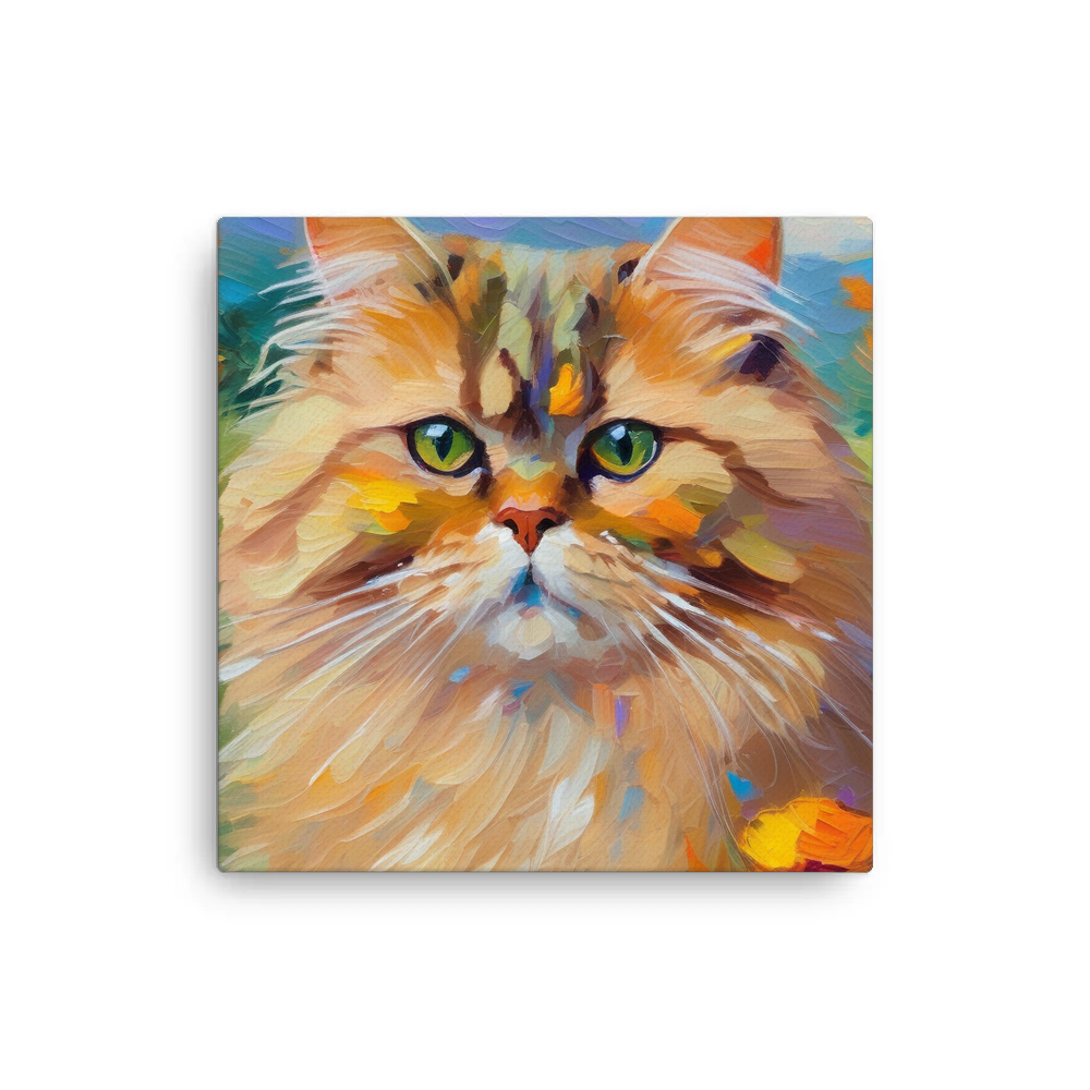 PugMug Custom Tabby Persian Cat Canvas