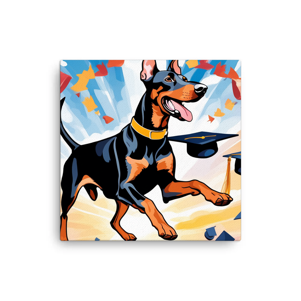 PugMug Custom Doberman Pinscher Canvas