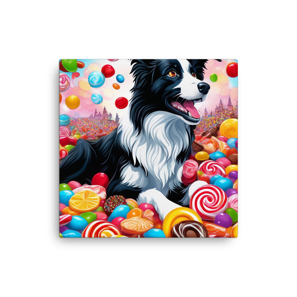 PugMug Custom Border Collie Canvas
