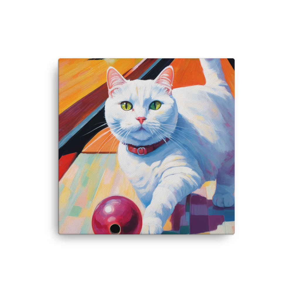 PugMug Custom White Companion Cat Canvas