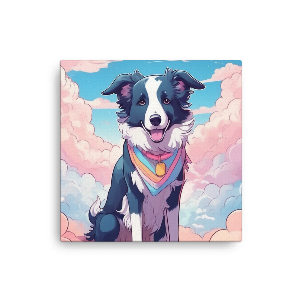 PugMug Custom Border Collie Canvas