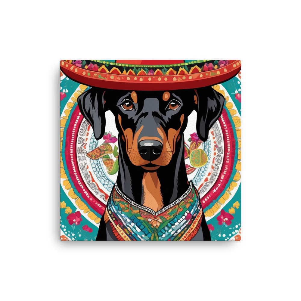 PugMug Custom Doberman Pinscher Canvas