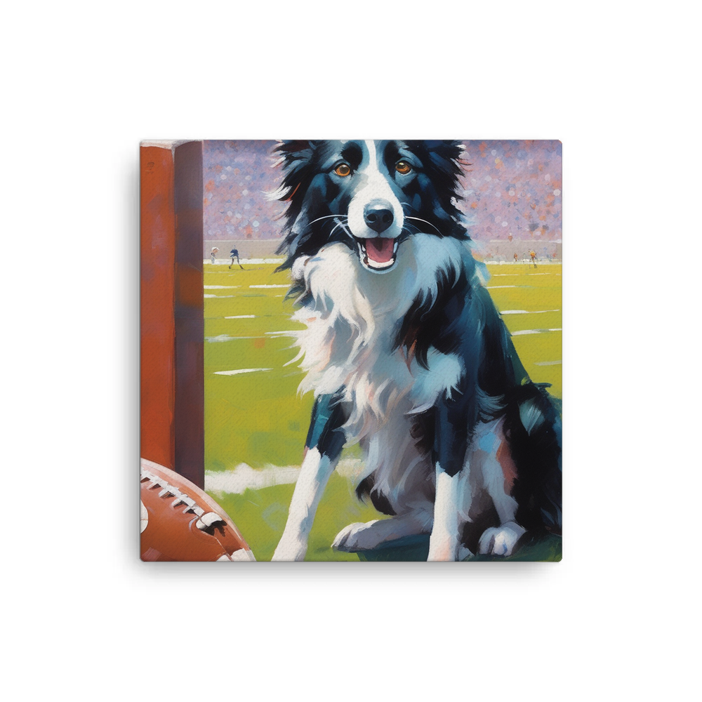 PugMug Custom Border Collie Canvas