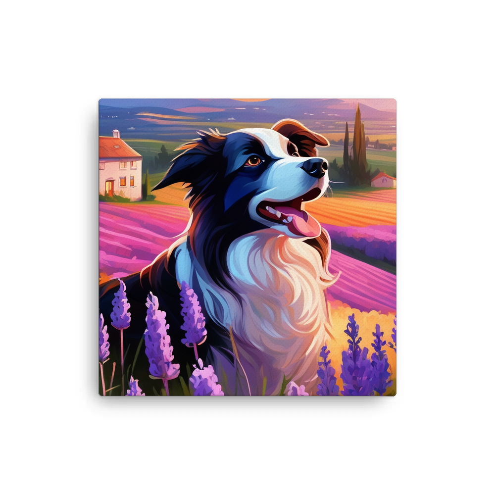 PugMug Custom Border Collie Canvas