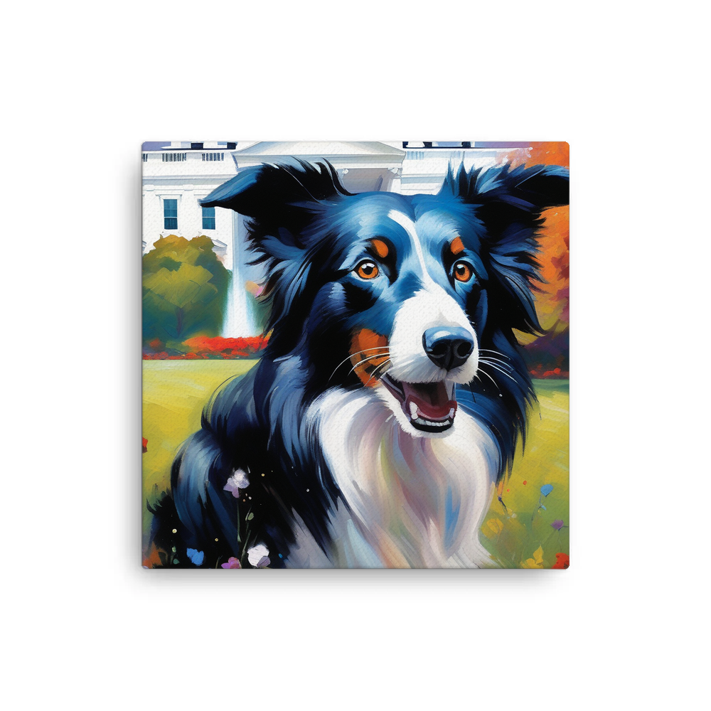 PugMug Custom Border Collie Canvas