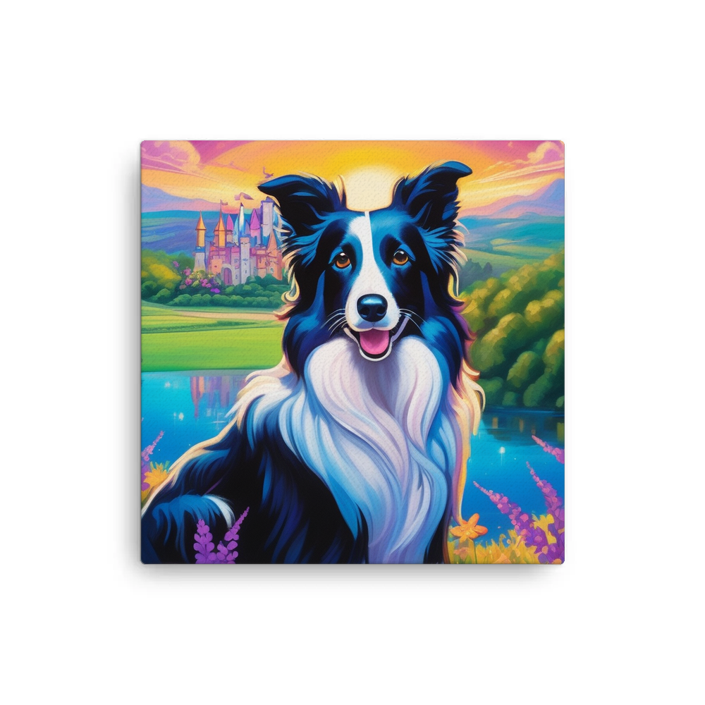 PugMug Custom Border Collie Canvas