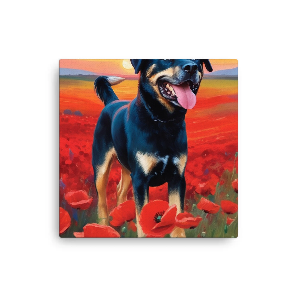 PugMug Custom Blue Canvas