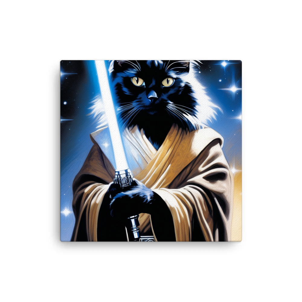 PugMug Custom Black Ragdoll Cat Canvas