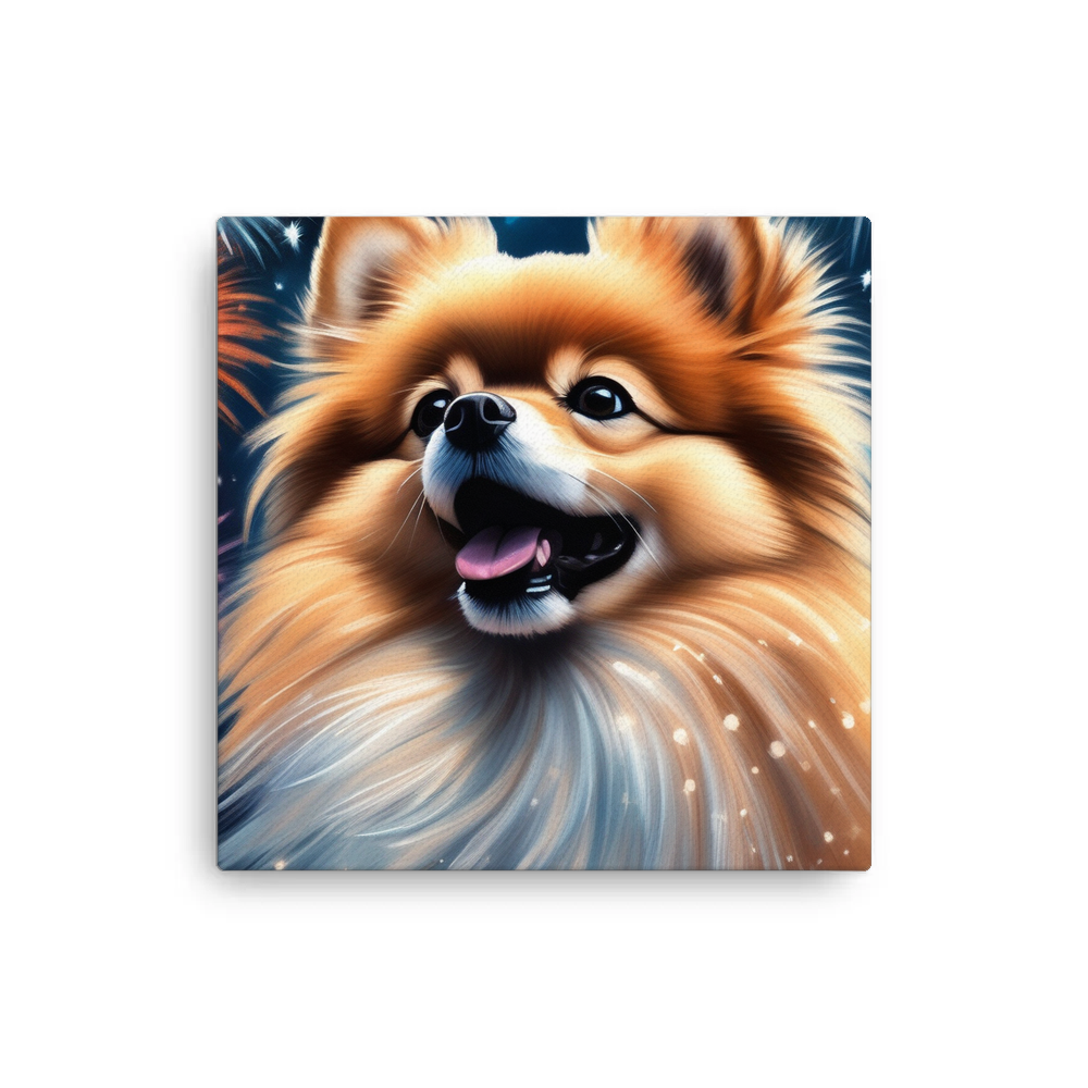PugMug Custom Tan Pomeranian Canvas