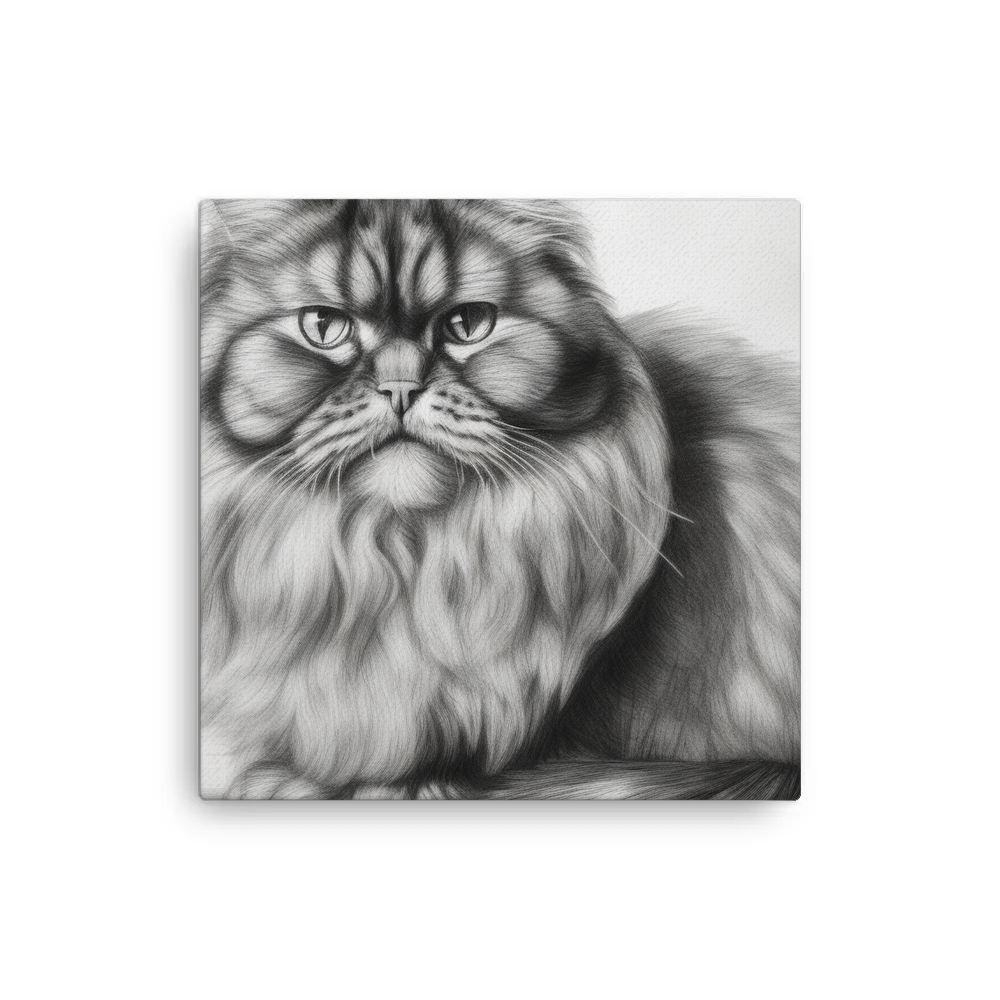 PugMug Custom Tabby Persian Cat Canvas