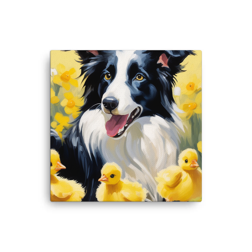 PugMug Custom Border Collie Canvas