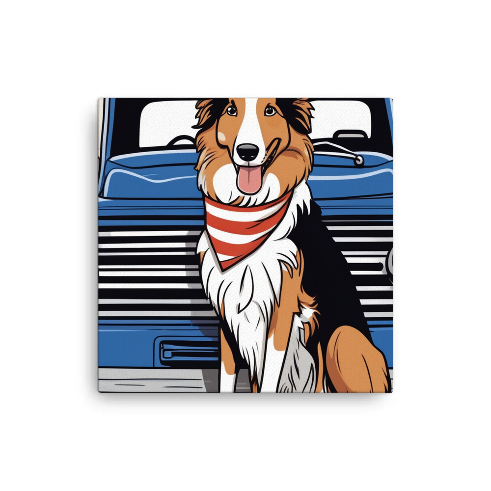 PugMug Custom Collie Canvas