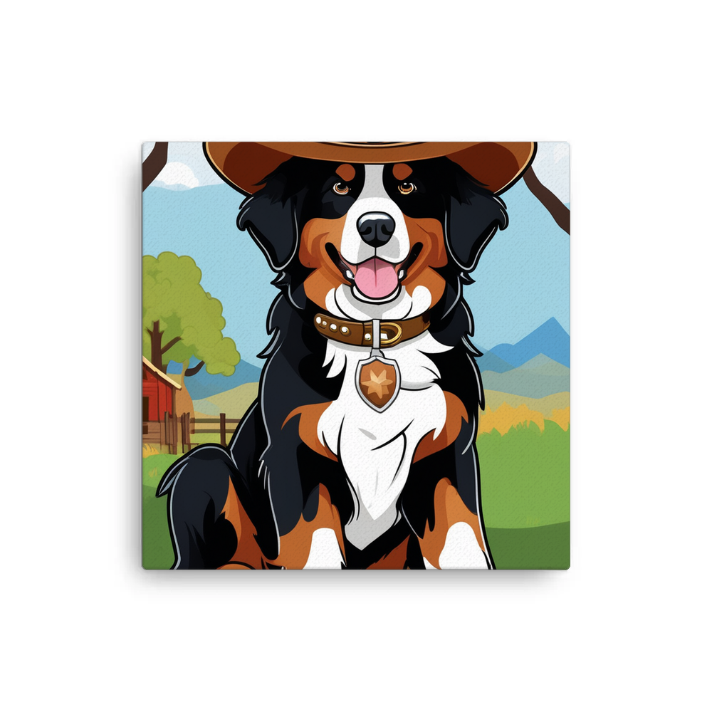 PugMug Custom Bernese Mountain Dog Canvas