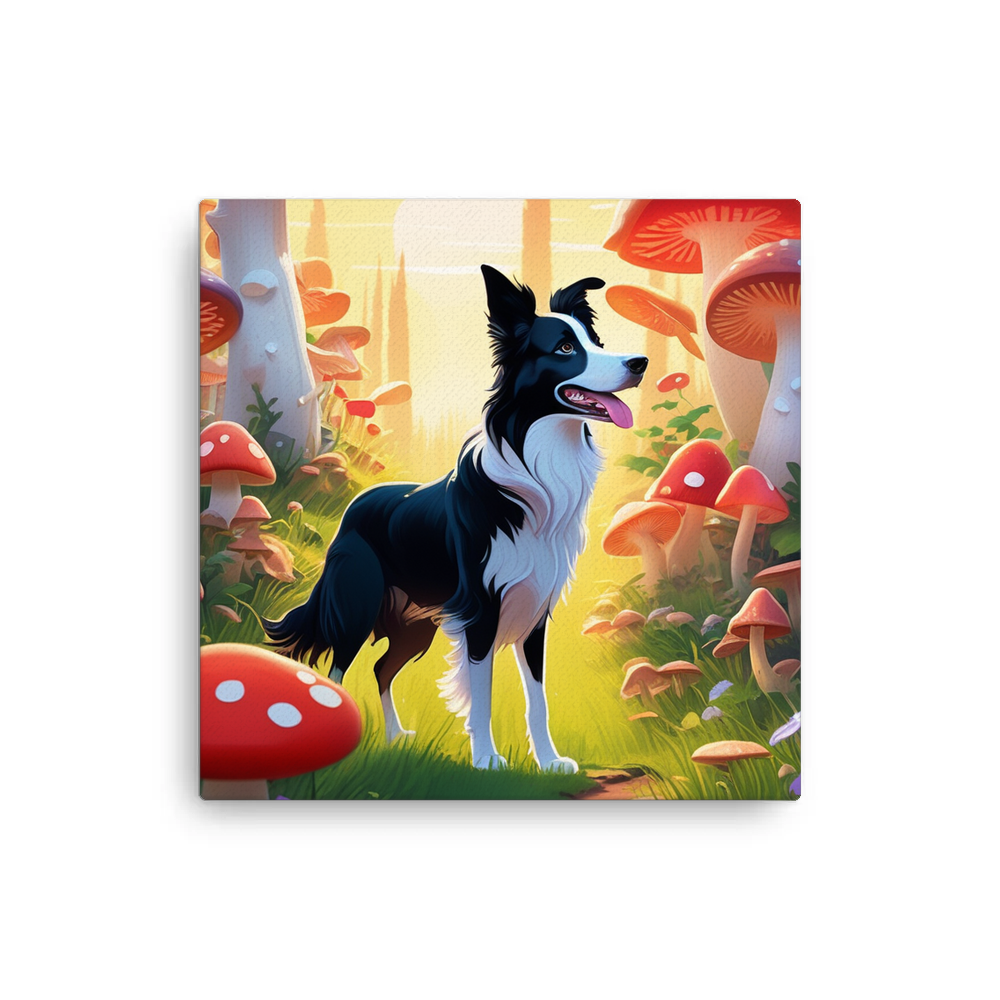 PugMug Custom Border Collie Canvas